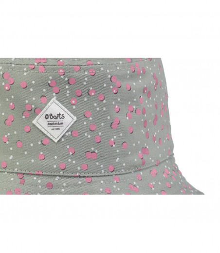 Fischerhut Kinder grau rosa Fischerhut Kinder grau rosa